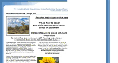 Desktop Screenshot of goldenresourcesgroup.com